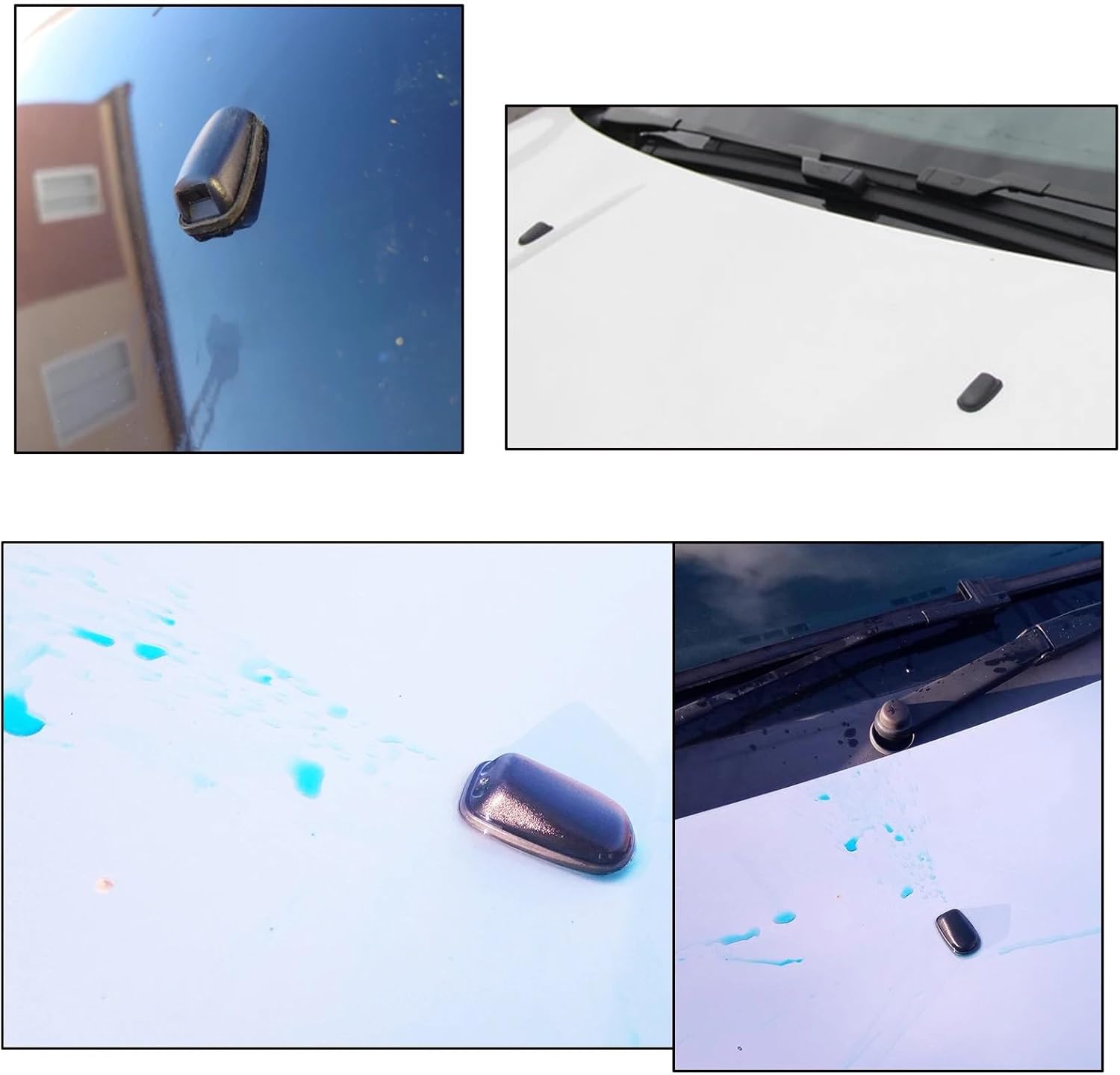 Compatible with for Focus MK3 2011 2012 2013 2014 2015 2016 2017 2018 2Pcs Car Front Windshield Wiper Washer Nozzle OEM BM5117666AB Windshield Washer Nozzles