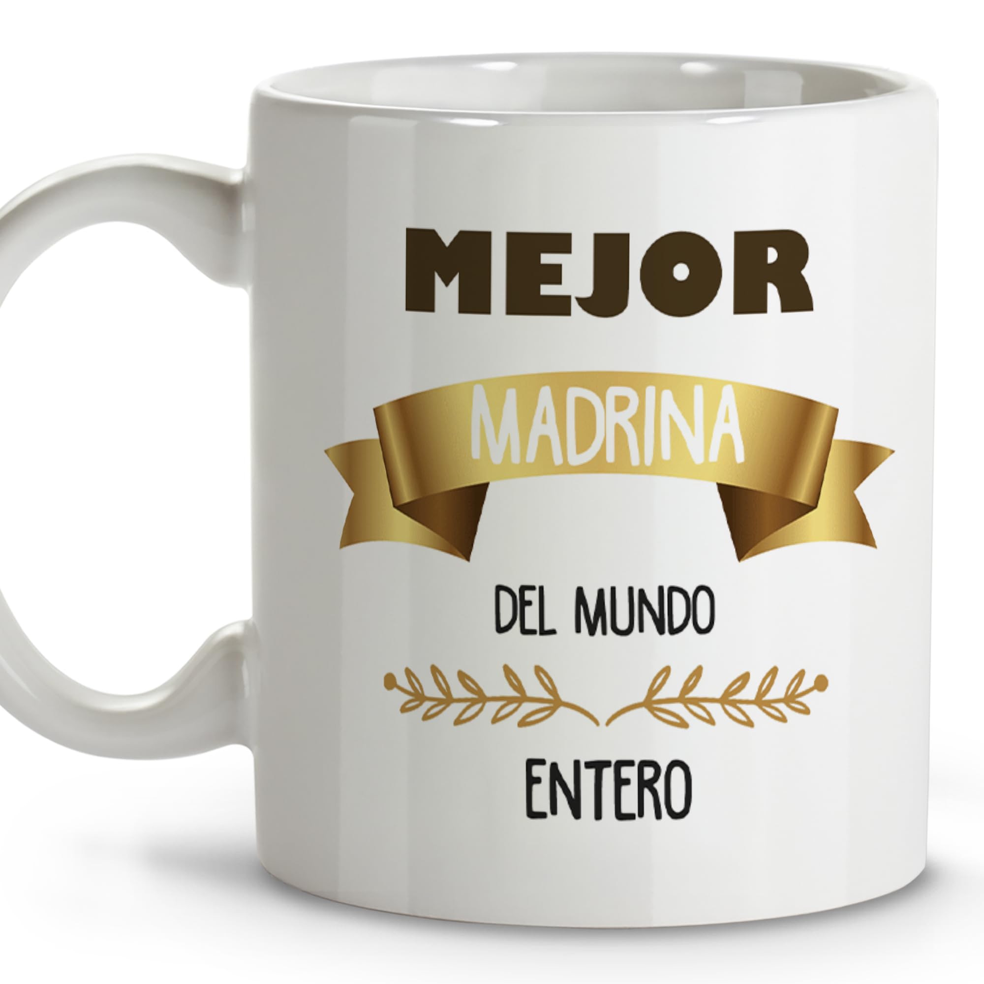LolaPix Quieres ser mi madrina. Tazas de cafe. Regalo madrina. Regalos para madrinas. Taza cerámica 330 ml.