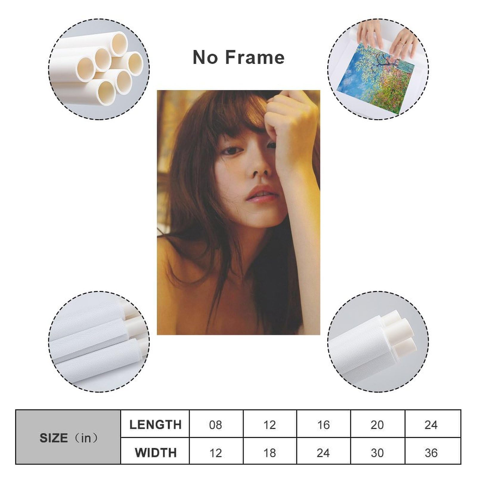 Amazon.co.jp: 桐谷美玲画像水着ポスターかわいい キャンバス プリント  