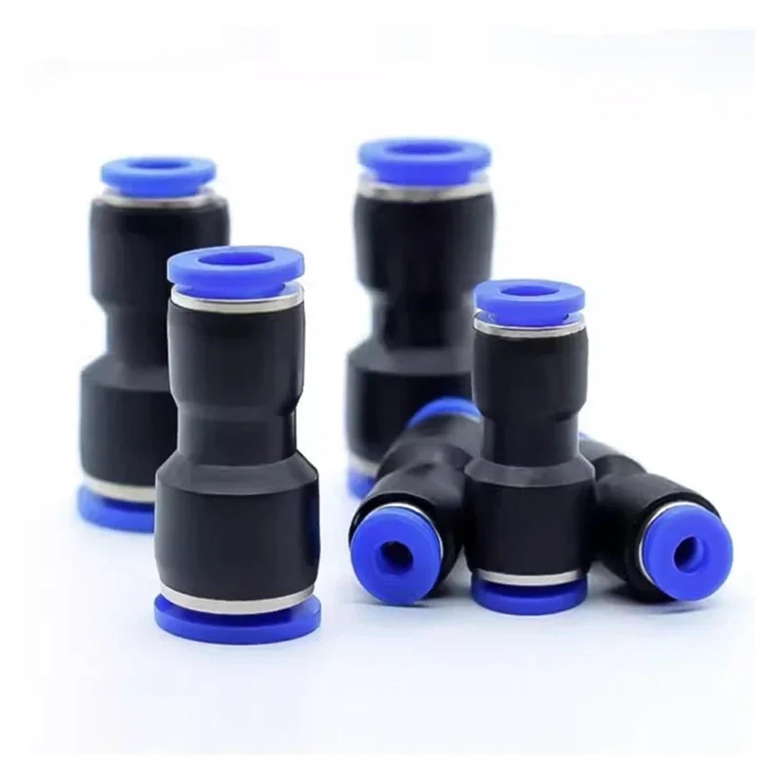 Conectores Neumáticos De Plástico, Manguera De Aire Y Agua De PU, Conector Rápido De Gas Recto A Presión(PU-14,200Pcs)