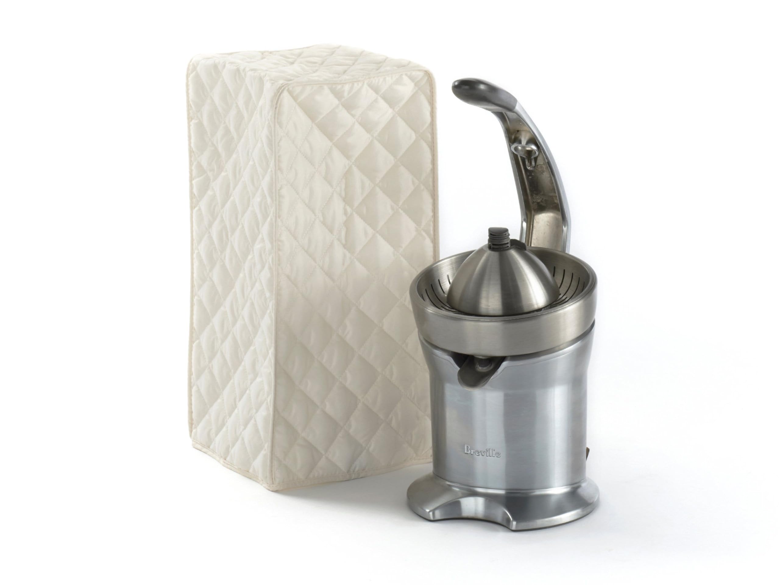 Covermates Square Appliance Cover, 8"W x 8"D x 17"H, Cream
