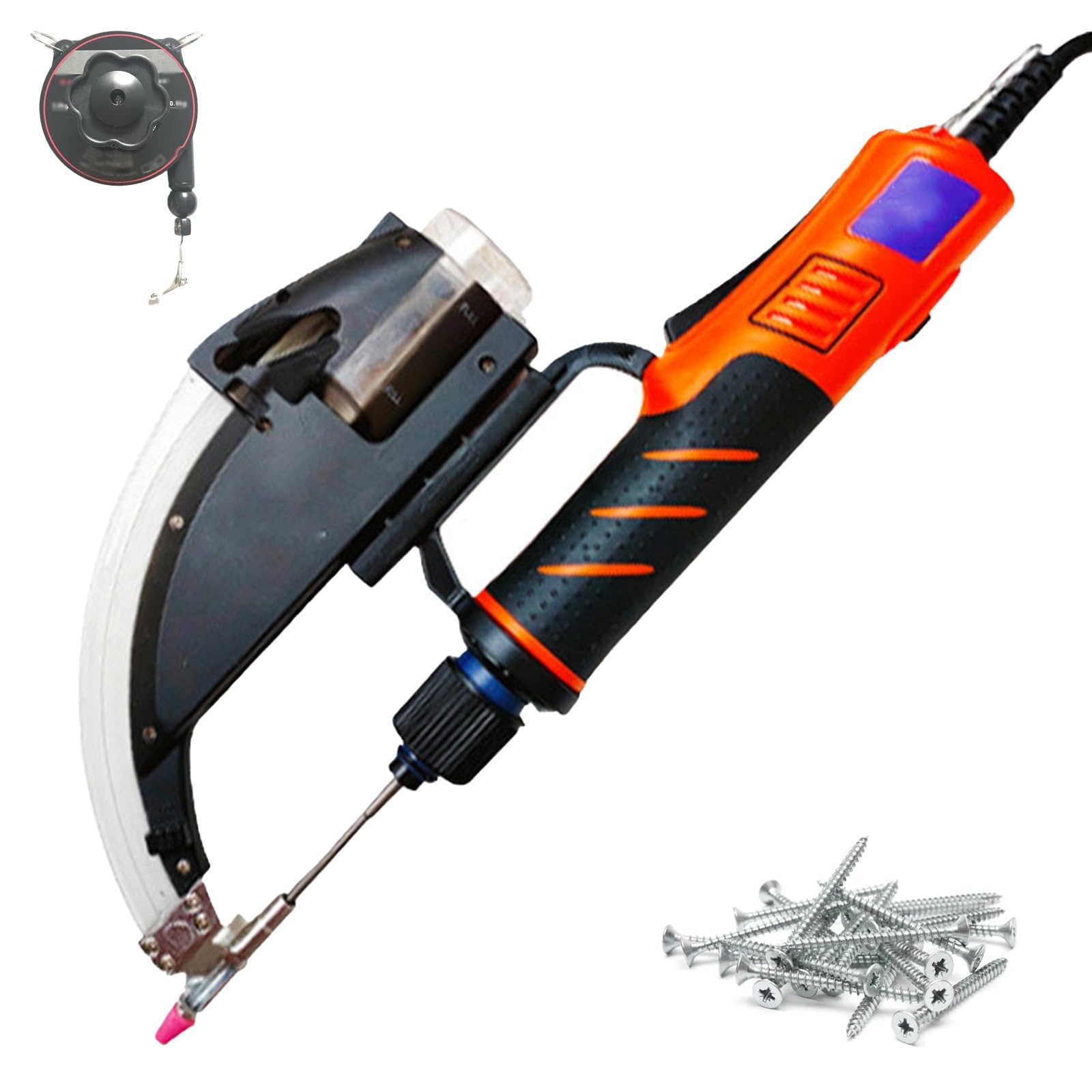 Máquina alimentadora de tornillo manual con equilibrador de carga para tareas de montaje