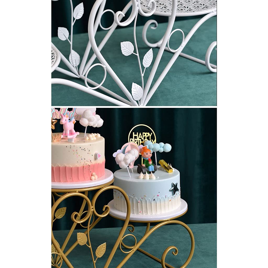 Supporto per Torta Grande Supporto per Torta Multistrato Vassoio Creativo Supporto per Finestra in Rete a Tre Strati Supporto per Torta Nuziale Tavolo da Dessert per Feste di compl