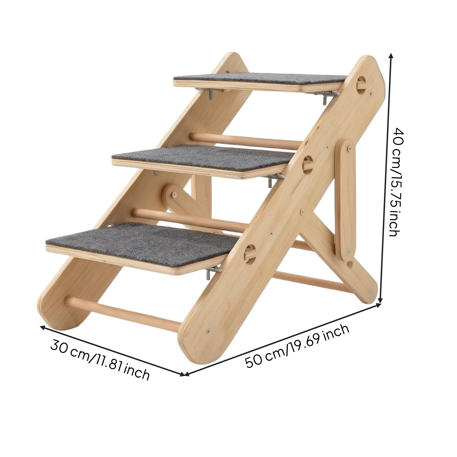 Scaletta per Animali Stabile Supporto, size to 2