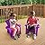 American Plastic Toys Kids’ Adirondack (2-Pack, Purple), Stackable, Outdoor, Beach, Lawn, Indoor, Lightweight, Portable, Wide Armrests, Comfortable Lounge Chairs for Children