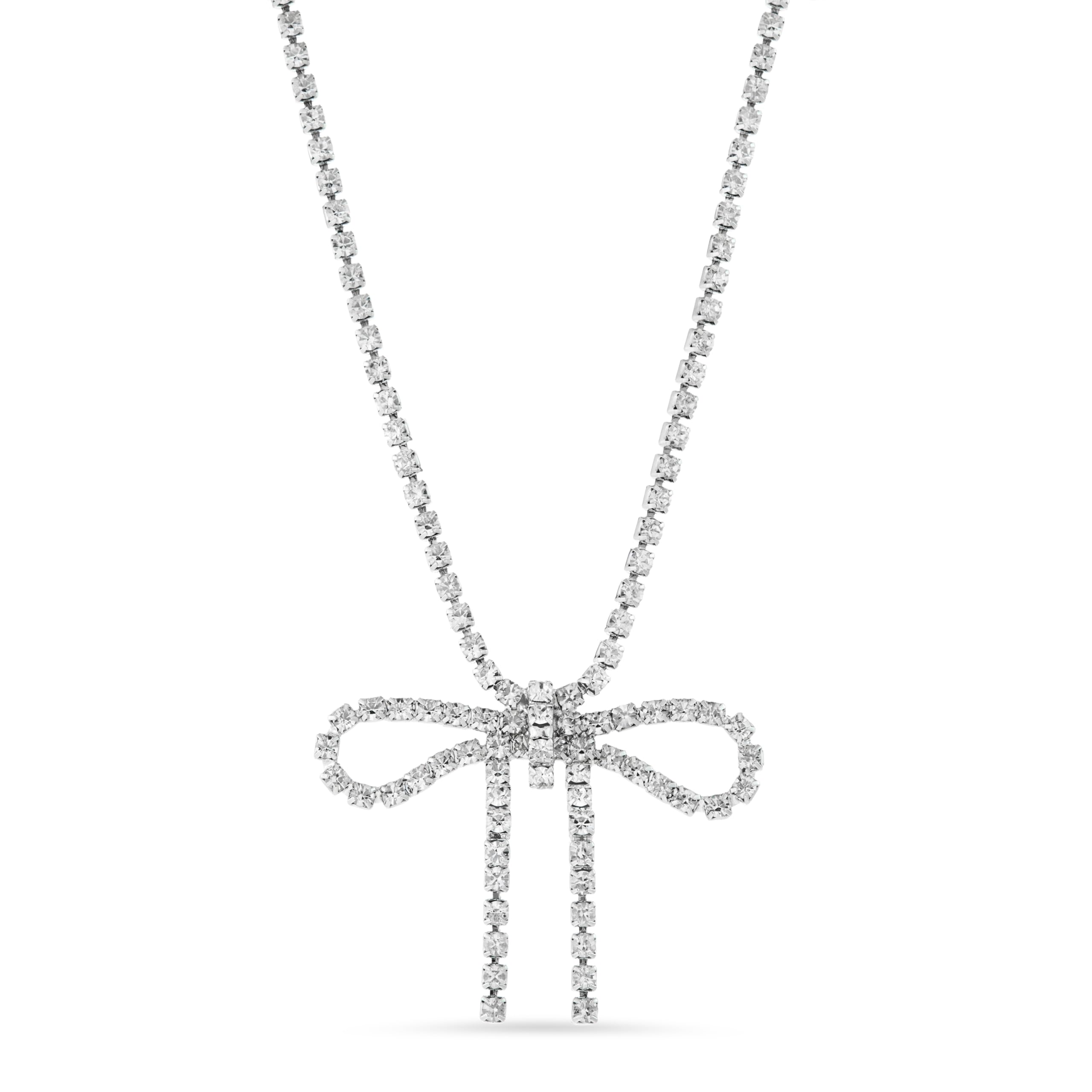 rubans Crystal & Zirconia Pendant Necklace Stylsh Trendy Jewellery Gift for Women & Girls-picture-27