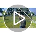CROWN SHADES 10x10 Pop Up Canopy - Beach Tent with One Push Setup - Easy Outdoor Sun Shade for Events, Parties, Camping - Gazebo with STO-N-Go Cover Bag, Silver Coated Top, Grid White
