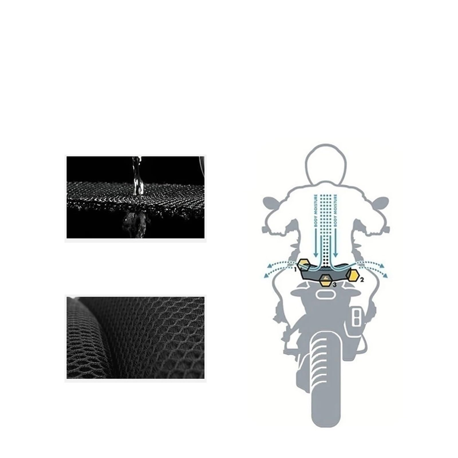 Fodera Sella Moto Per Africa Twin 1100 Per CRF1100L Per ADVENTURE Accessori Per Moto Coprisedile In Rete Traspirante
