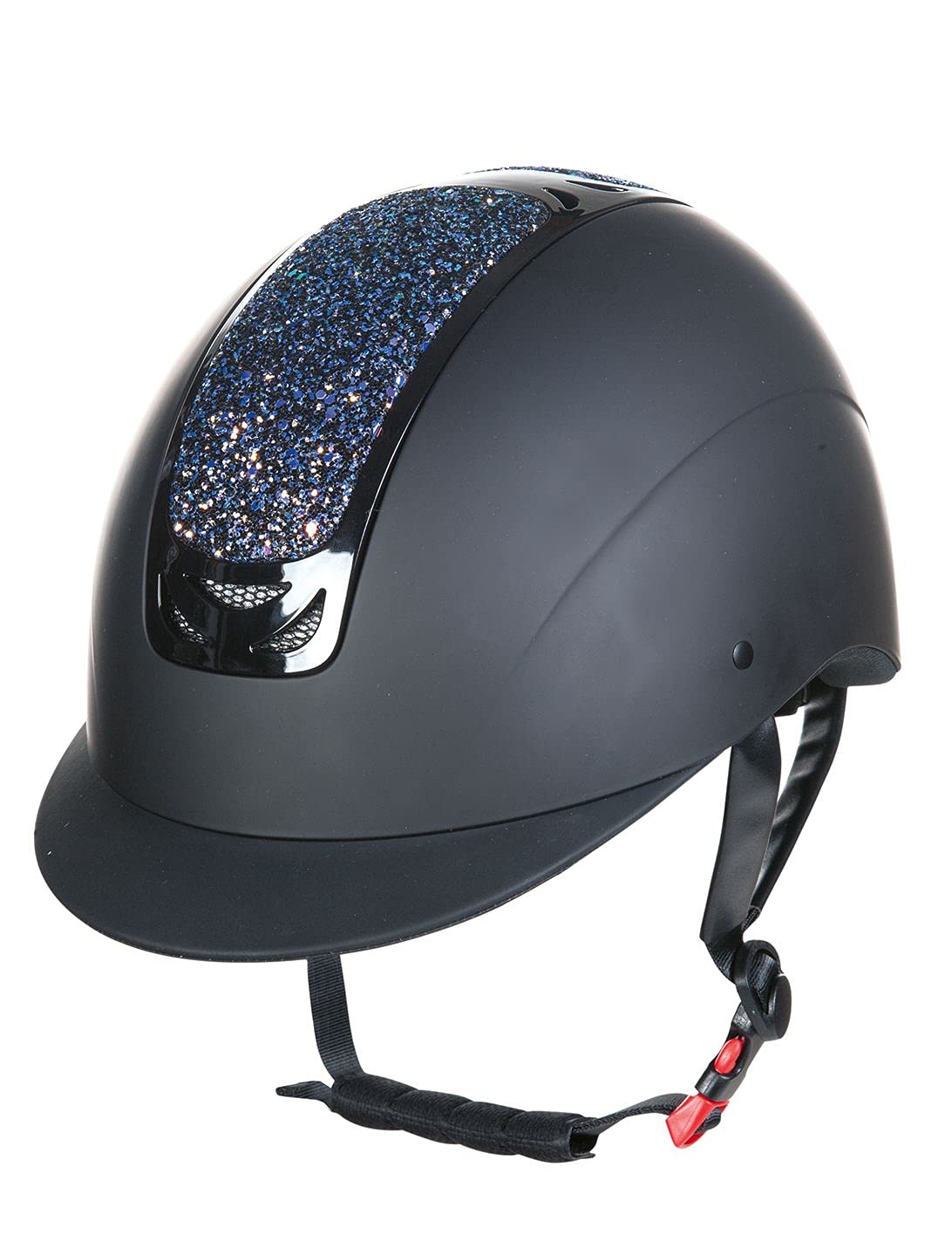HKM Glamour Casco de equitación, Unisex Adulto