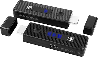 BLACK CROWN 50M Wireless HDMI Transmitter & Receiver: 1080p Audio/Video Extender Kit for TV, PC, Projector, & Monitor. Str Price In India
