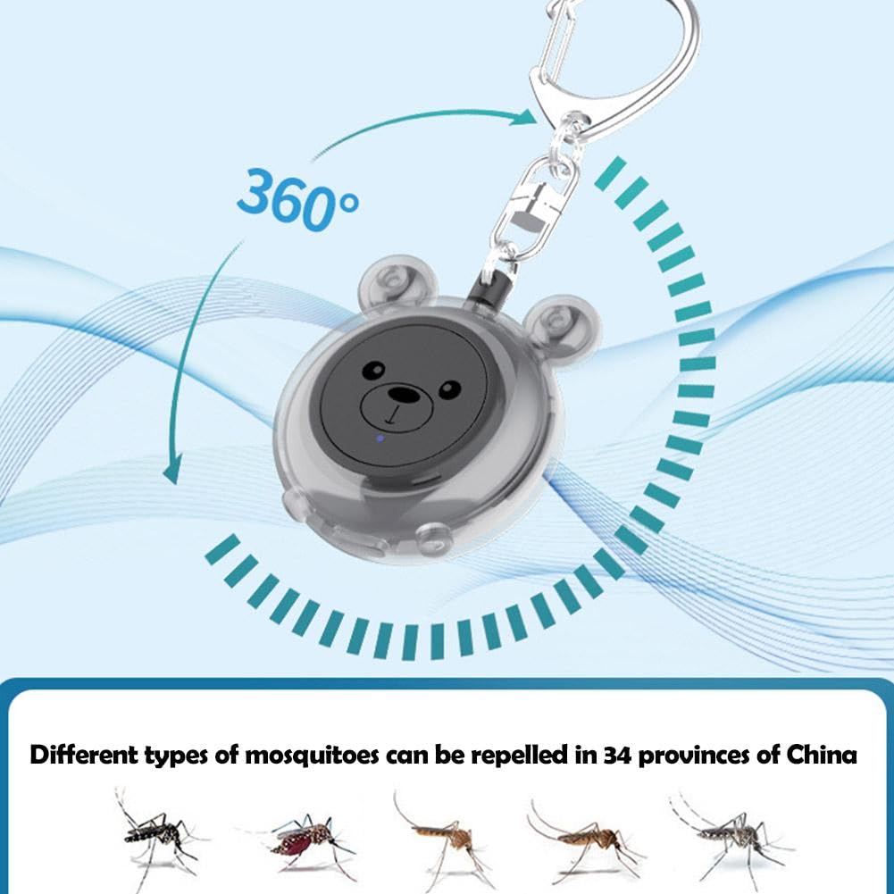 Amazon | 超音波蚊よけ ポータブル 虫よけ 蚊取り器 吊り下げ