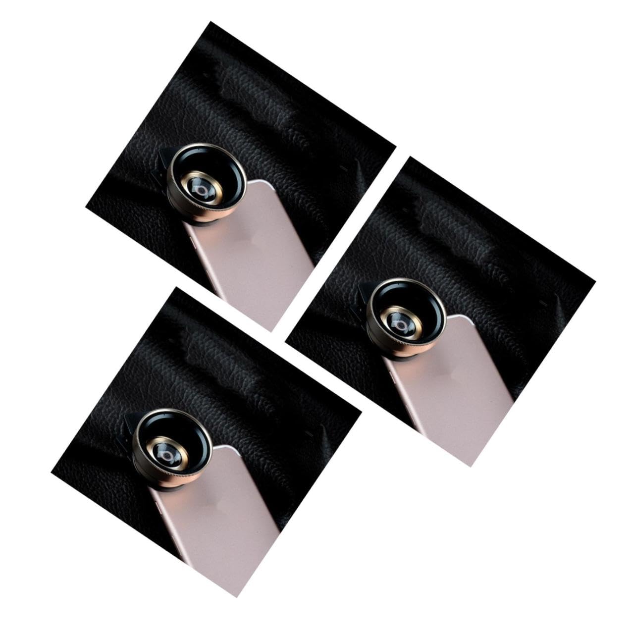 ARTIBETTER 3 Pezzi 37Mm045X49Uv Super Grandangolare Macro Obiettivo Del Telefono Cellulare Teleobiettivo Del Telefono Grandangolo Teleobiettivo Len Obiettivi Della Fotocamera Smartphone Clip