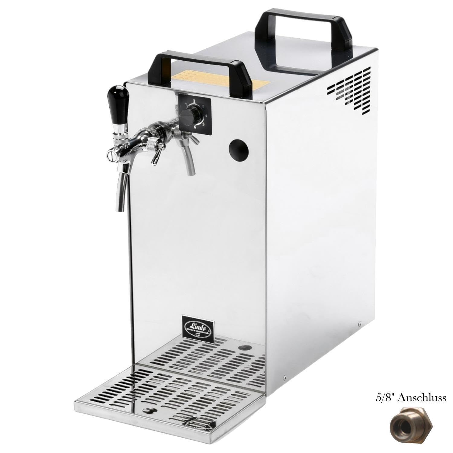 Bierkühler BieTal® Bierzapfanlage 60 Liter 1-leitig KOMPLETTSET - KEG Kombi - CO2 2 Kg