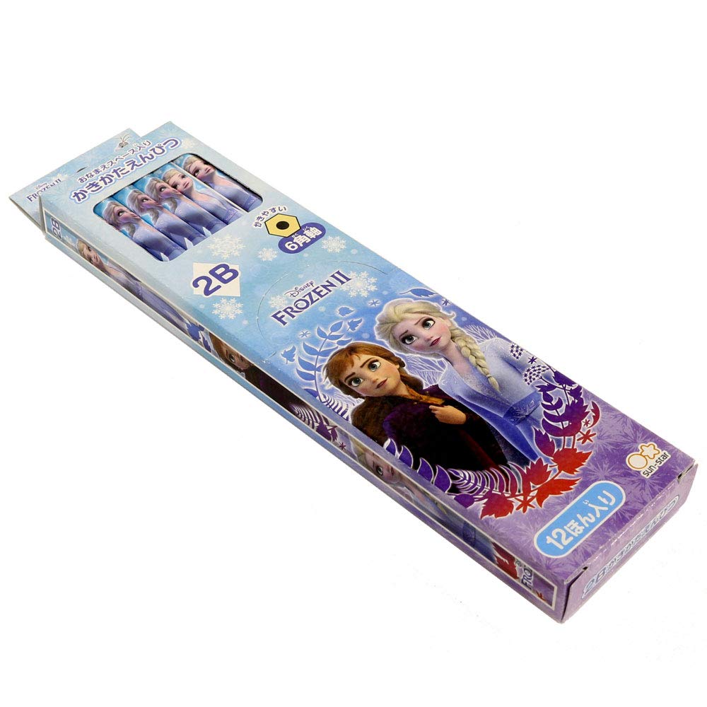 Amazon | サンスター文具 ディズニー 鉛筆 2B 1ダース アナと雪