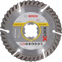 Muro De Yeso Bosch Professional Standard - Disco de corte de diamante (universal, X-LOCK, Ø115 mm, diámetro del orificio: 22.23 mm, anchura de corte de 2 mm)