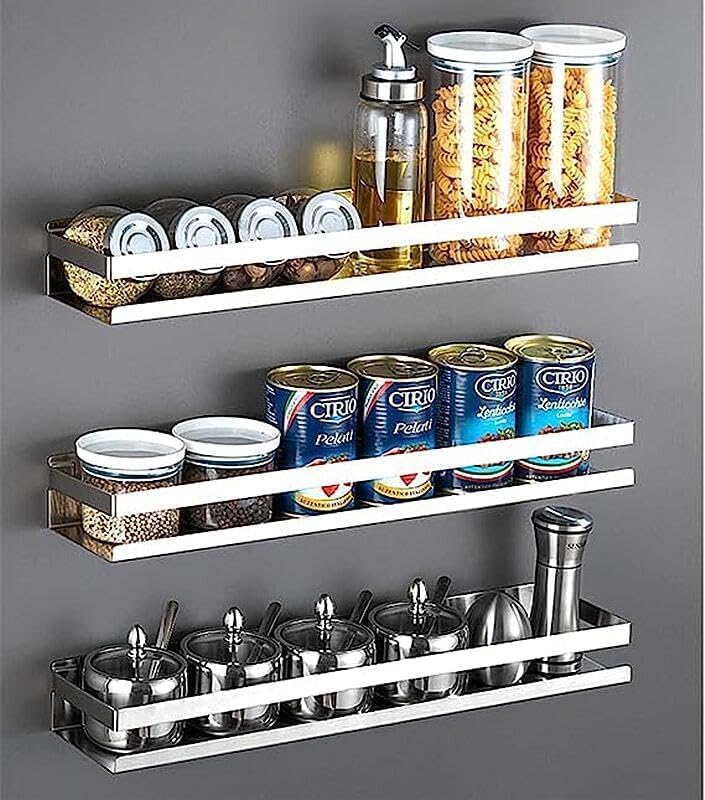スパイス 調味料 キッチン キッチン収納 調味調収納 卓上収納棚 マグネット 収納 おしゃれ 大容量 壁掛け式棚 省スペース 小物置