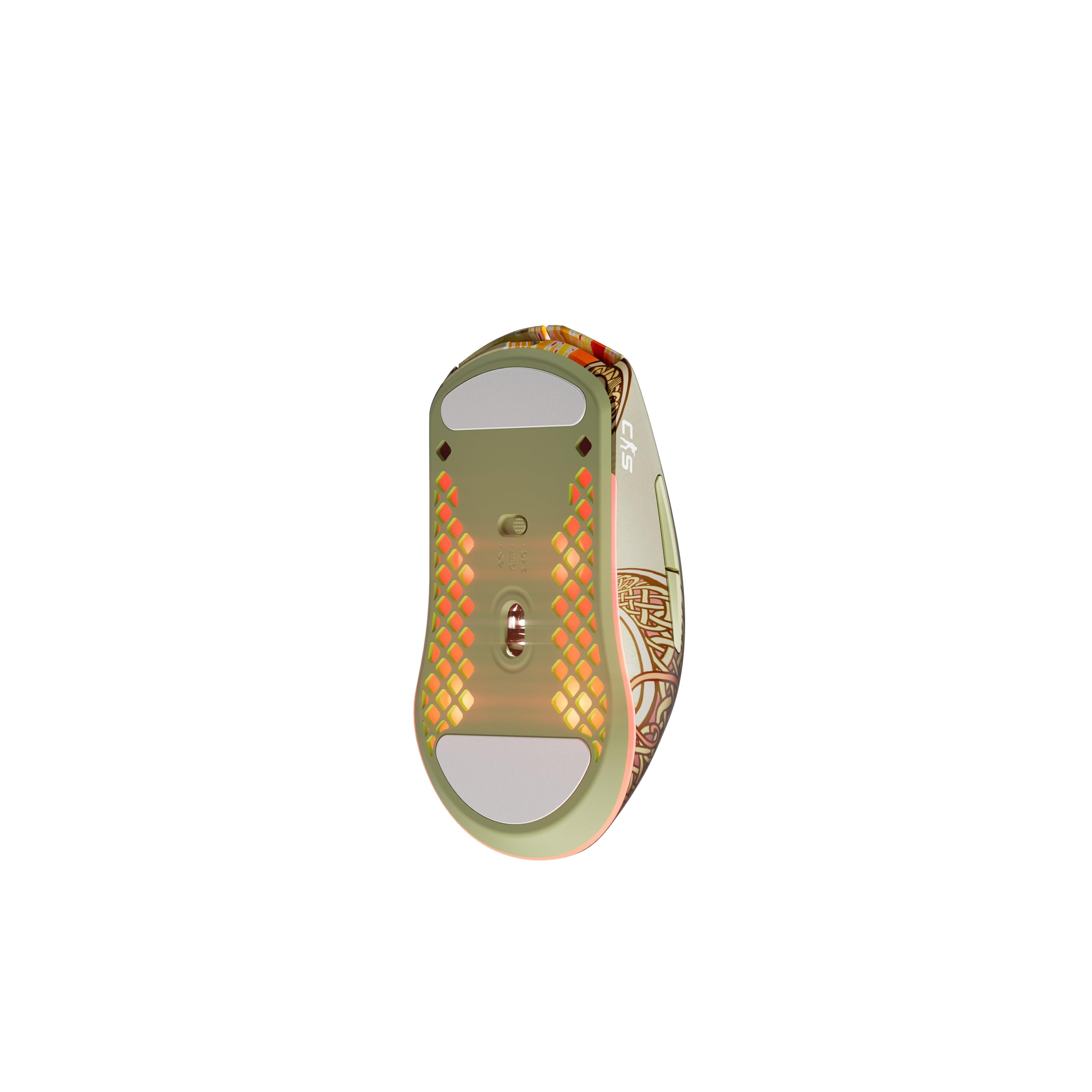 SteelSeries CS2 Dragon Lore – Bezprzewodowa mysz do gier – Counter-Strike – 2,4 GHz i Bluetooth – Czujnik optyczny 18 tys. DPI TrueMove Air – Bateria do 200 godz. — Wytrzymałość 80 mln kliknięć