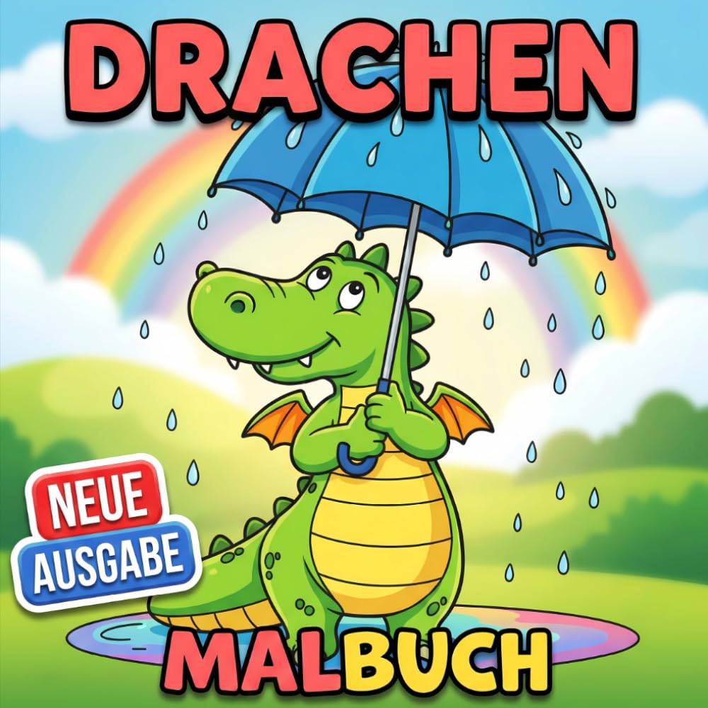 Drachen Malbuch: Über 50 Niedliche Und Verspielte Illustrationen Für Kinder Von 6–12 Jahren Und Teenager – Ideal Zum Entspannen