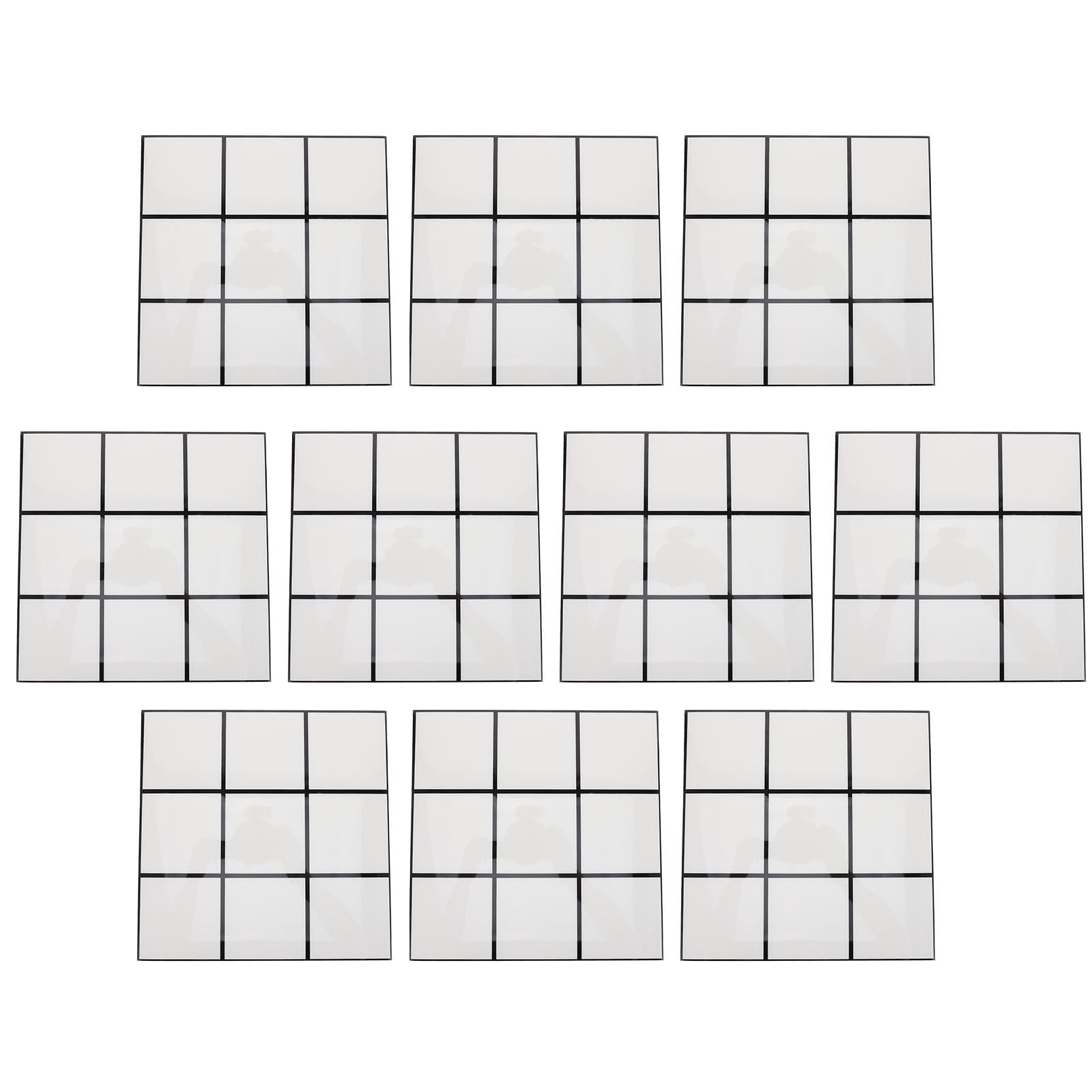 Adhesivos para azulejos de cocina impermeables y resistentes pack de 10 losetas Zerodeko