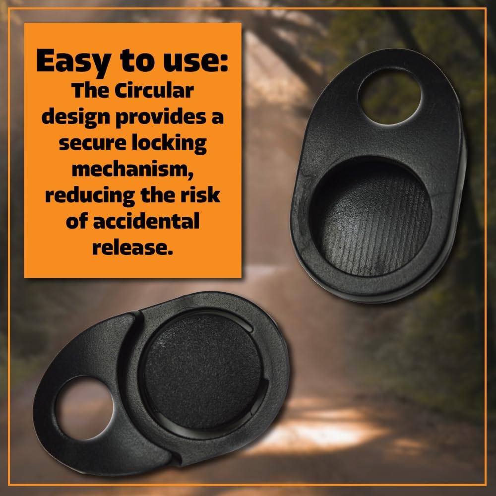 Circle Buckles for Paracord and Leather Work - Camping, DIY Projects, EDC, Bracelets, Tent Gear, Backpacking Multiple Sizes - Image 3