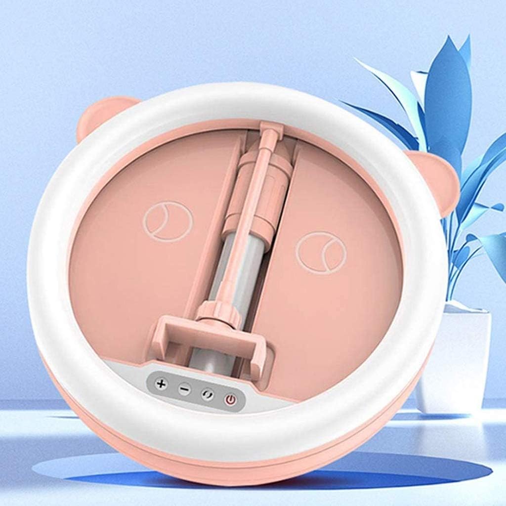 Portable Light Holder, Dimmable Live Light, 3 Color Modes Powered, for Live Streaming, Makeup, Selfie