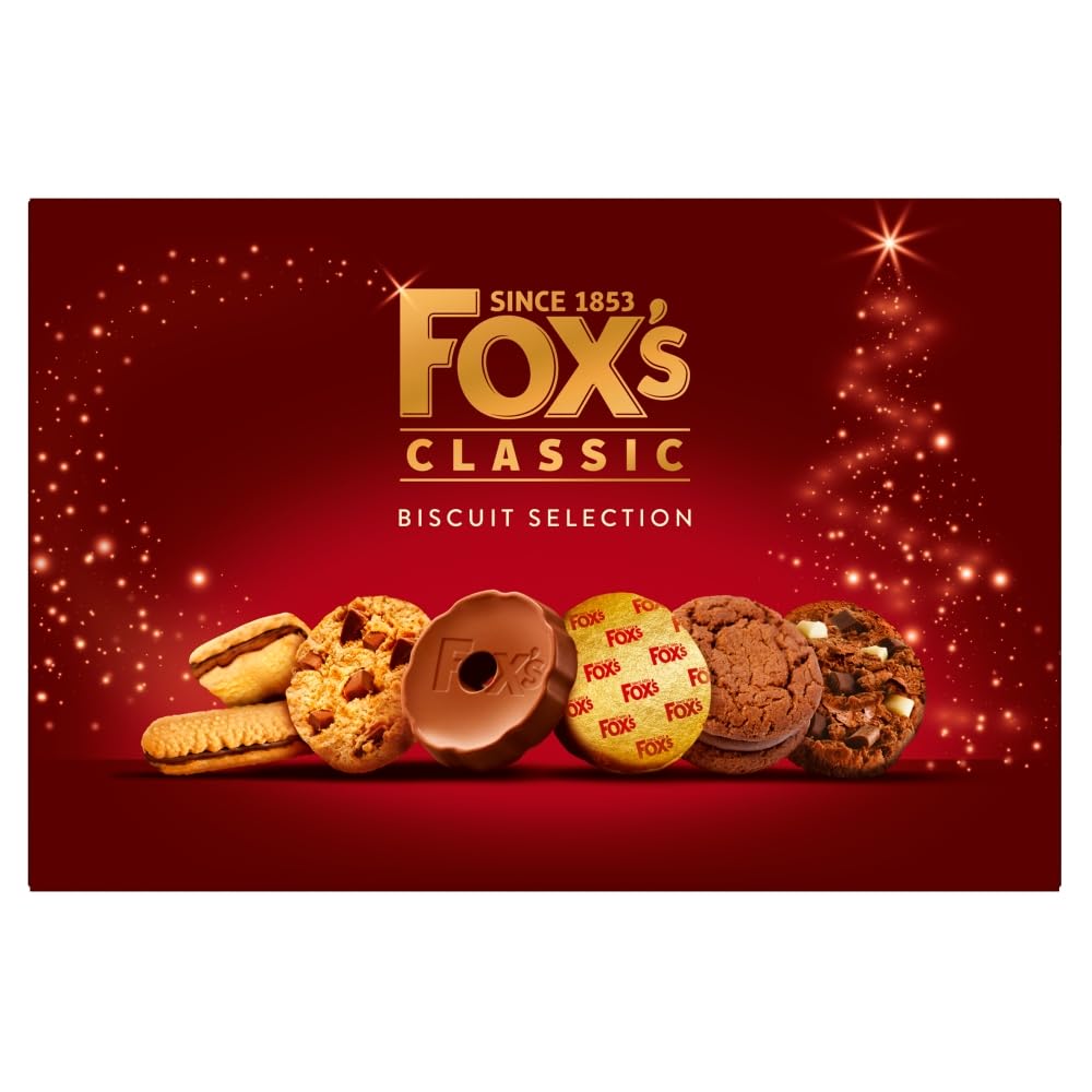 Foxs Biscuits Chocolates Biscuit Selection Box - 550g Biscuits Gifts Foxes Fabulously Special Chocolate Box Of Biscuits Gift Set