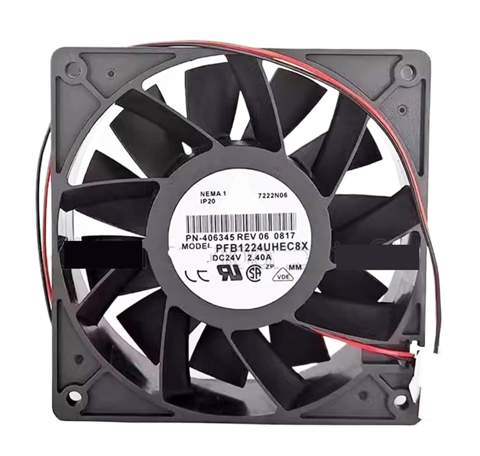 Sjfntnyhf One Color Pfb1224uhec8x 12038 24V 2.40A Cooling Fan