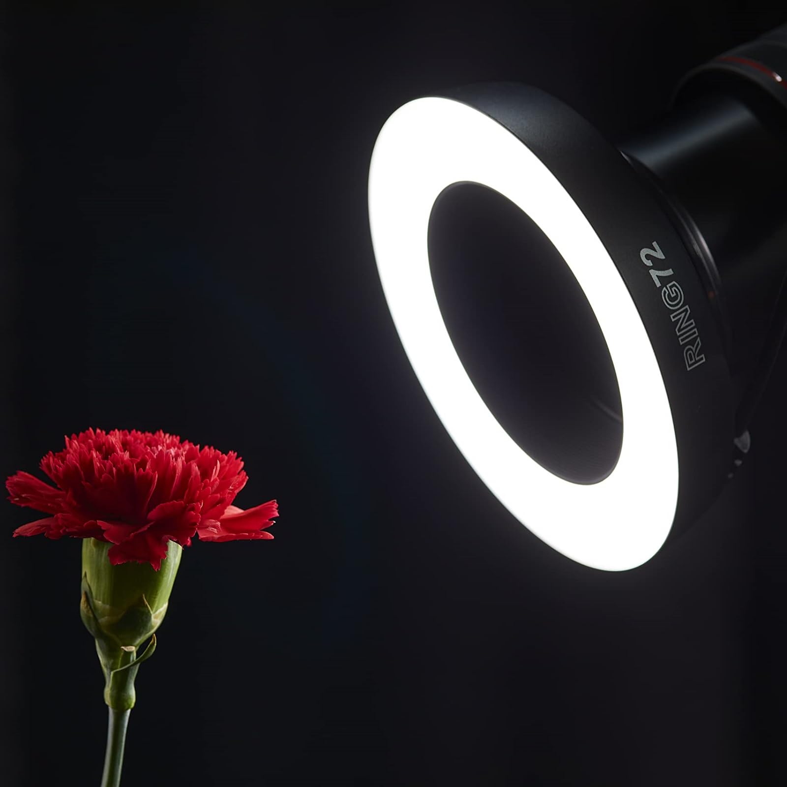 Godox RING72 Macro Ring Flash, Anillo de Luz Iluminación Giratoria de 360° | Luz Semiligera Flexible,Luz Completa Adecuado para Primeros Planos de Youtube, Videos y Objetos de Retrato