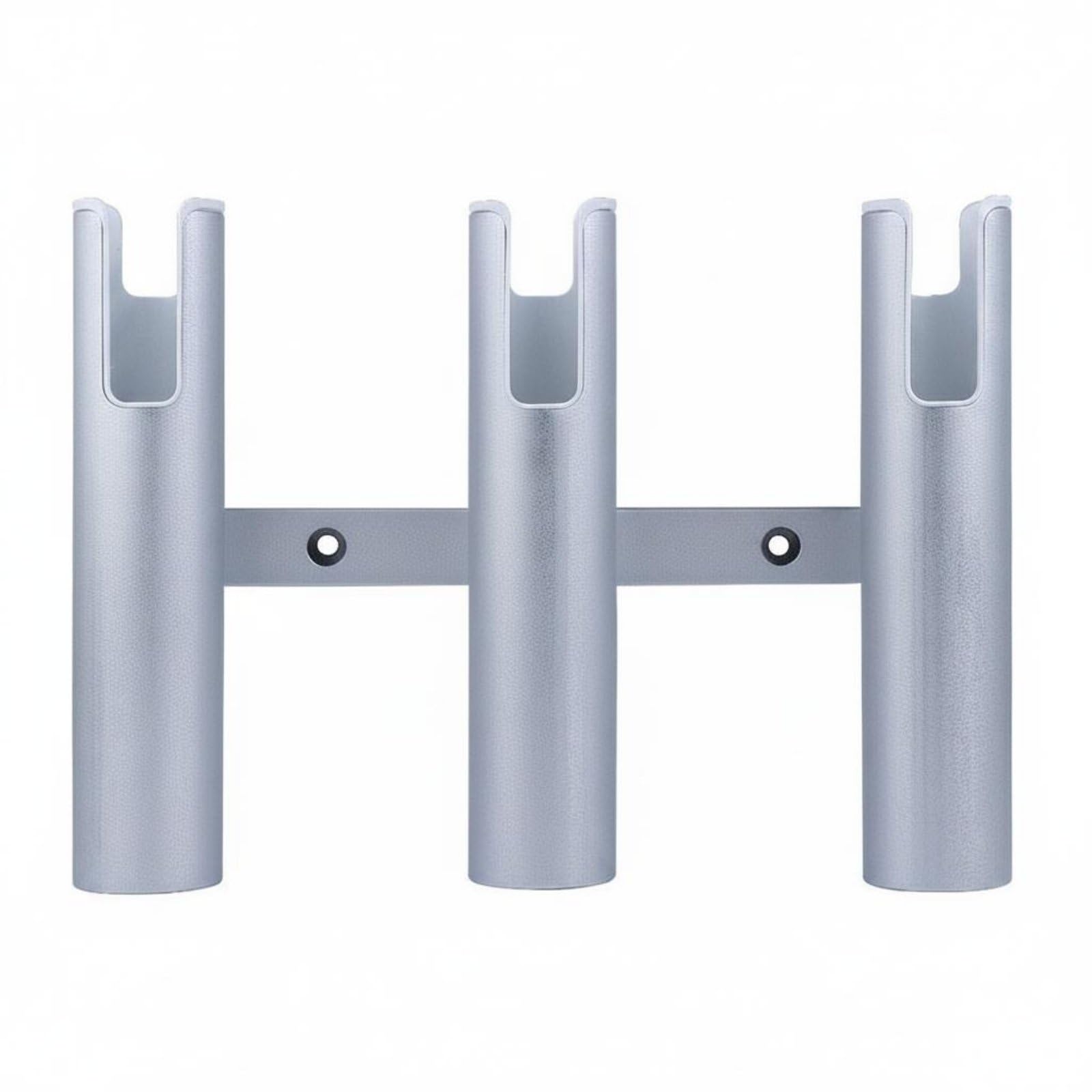 perfk Supporto Porta Canna da Pesca in Alluminio per Barche con Tre Tubi per Canne da Pesca con Struttura Resistente Adatto per La Pesca in L'organizzazione Delle Canne E Del Tackle