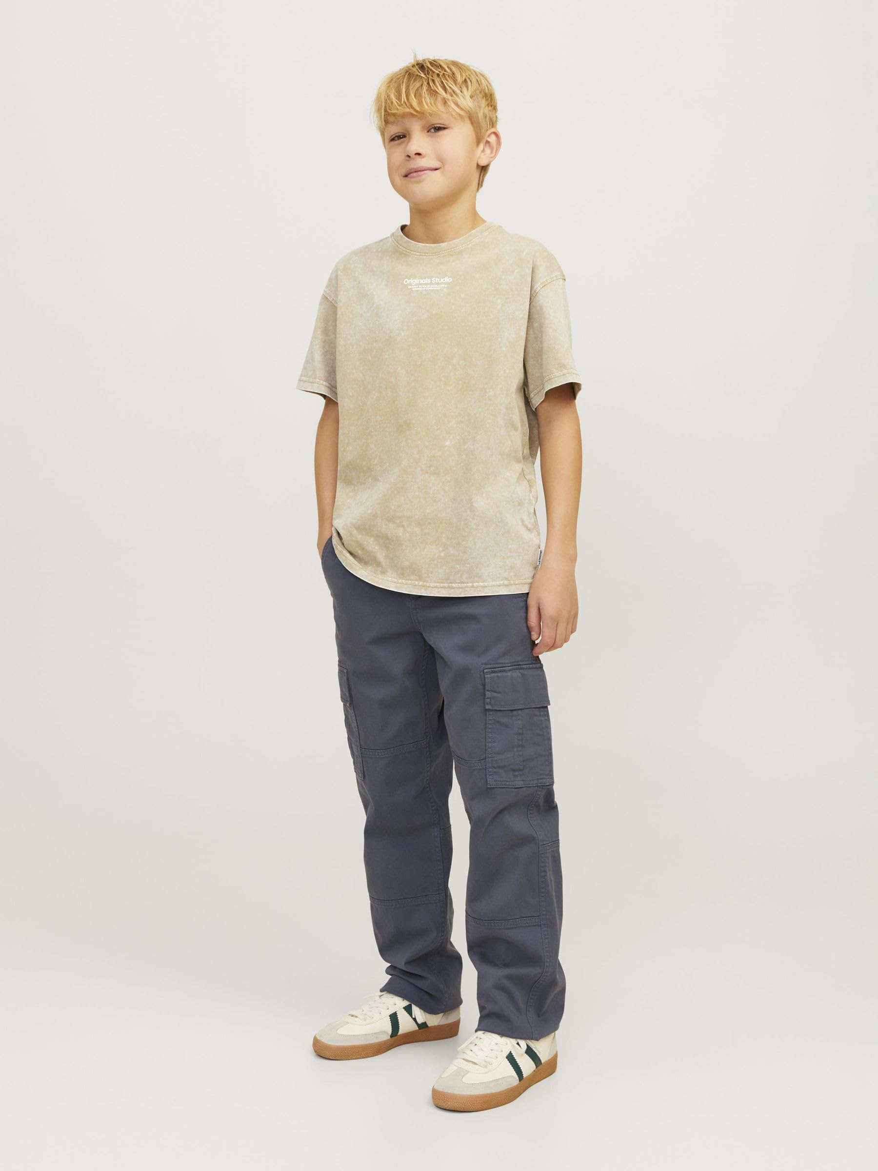 JACK & JONES Jpstkane Jjharlow Cargo Noos Jnr - bojówki Chłopcy