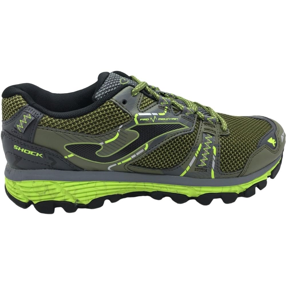 Joma Zapatilla Trail Hombre Shock 2323 - Color Kaki, Talla 40
