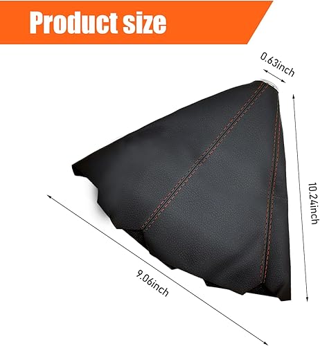 Miniatura 2 de 1 funda antipolvo para pomo de palanca de cambios de automóvil, protector de palanca de cambios de cuero, cubierta de transmisión de balonmano,