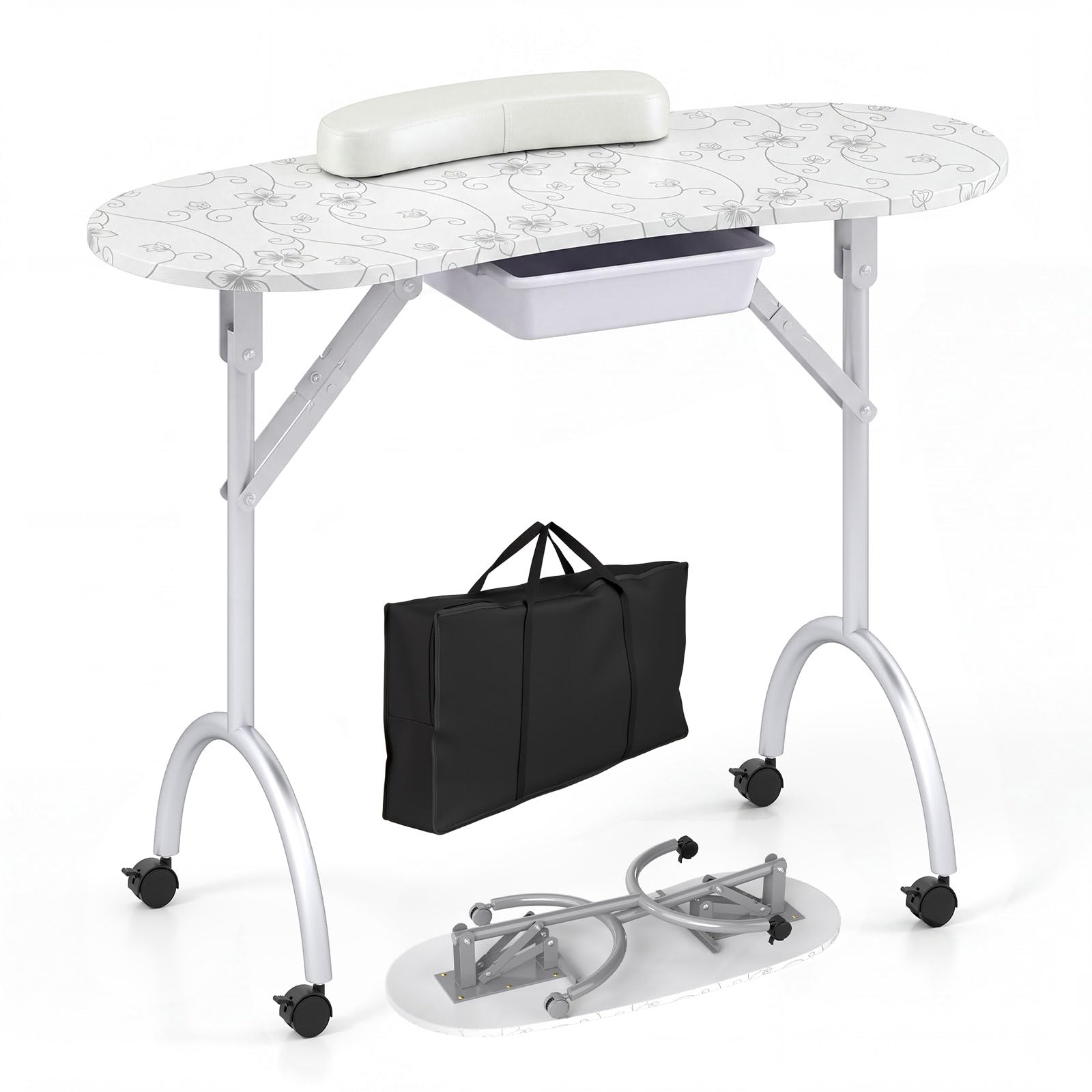 Giantex Foldable Nail Table