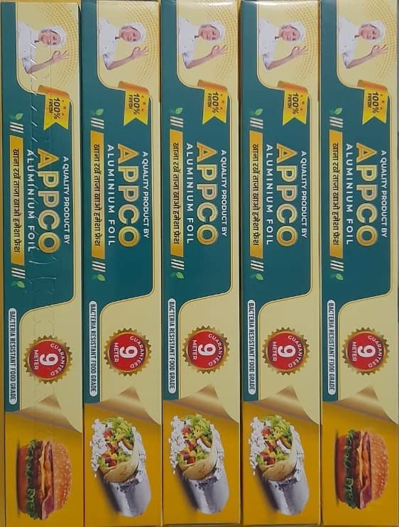 Buy APPCO 9 Meter Aluminium Silver Foil for Kitchen, Food Packing