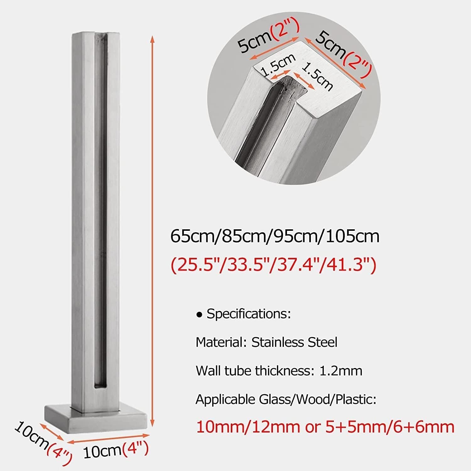 Valla de seguridad resistente de acero inoxidable para escaleras, 85 cm, barrera de aluminio para el hogar y el jardín, barandilla de seguridad para niños y mascotas