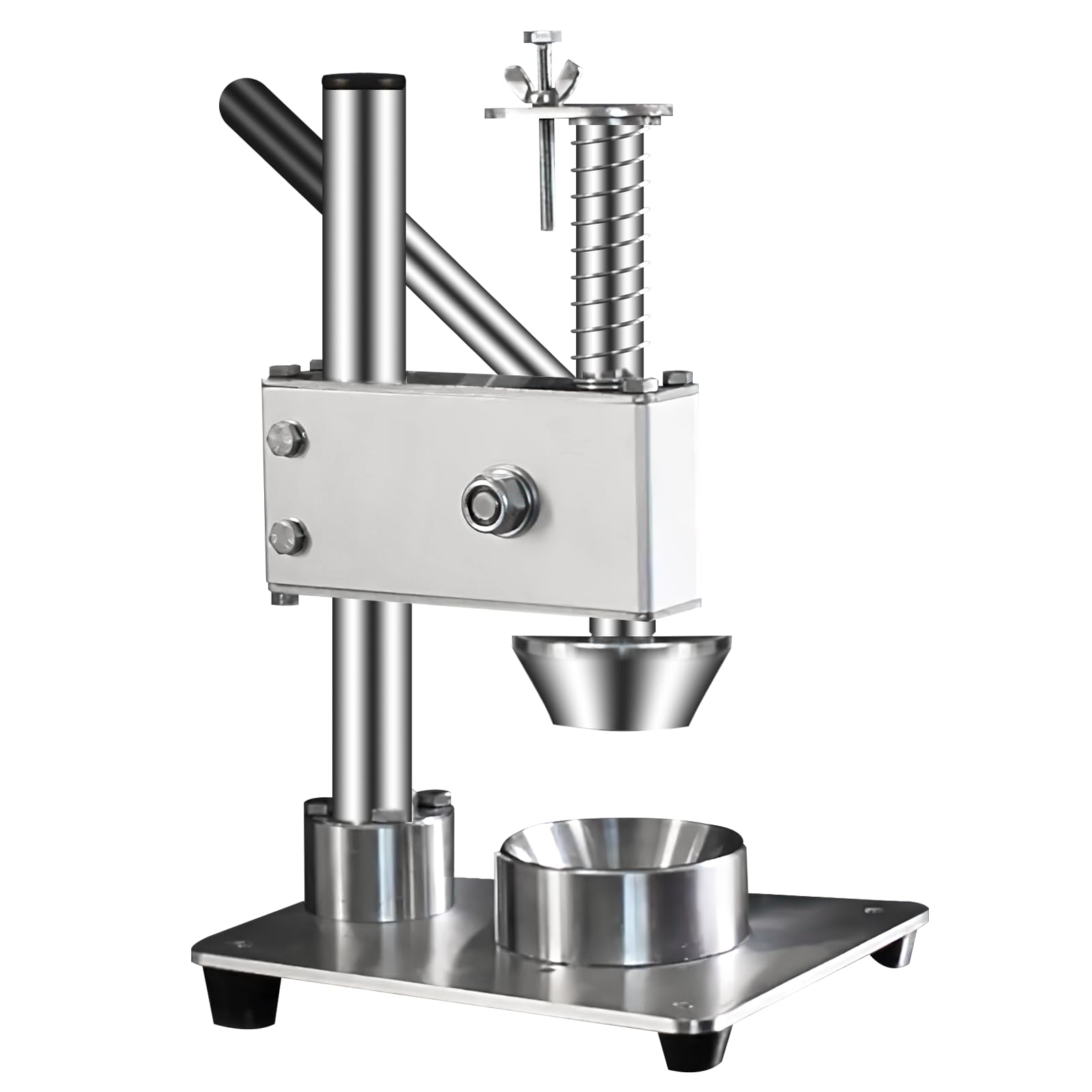 Egg Tart Skin Press Manual Egg Tart Maker Machine Commercial Tart Tamper Pie Dough Tamper Egg Tart Skin Former with Stainless Steel Mold