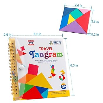 Amazon.co.jp: D-FantiX タングラム シルエットパズル Travel