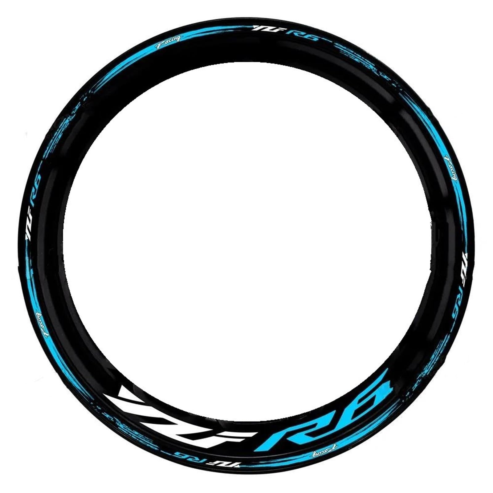 Wheel Stickers Motorcycle Wheel Stickers for YZF-R6 YZF R6 Rim Sticker Hub Decals Night Reflective Decorative Rim Reflective Decal