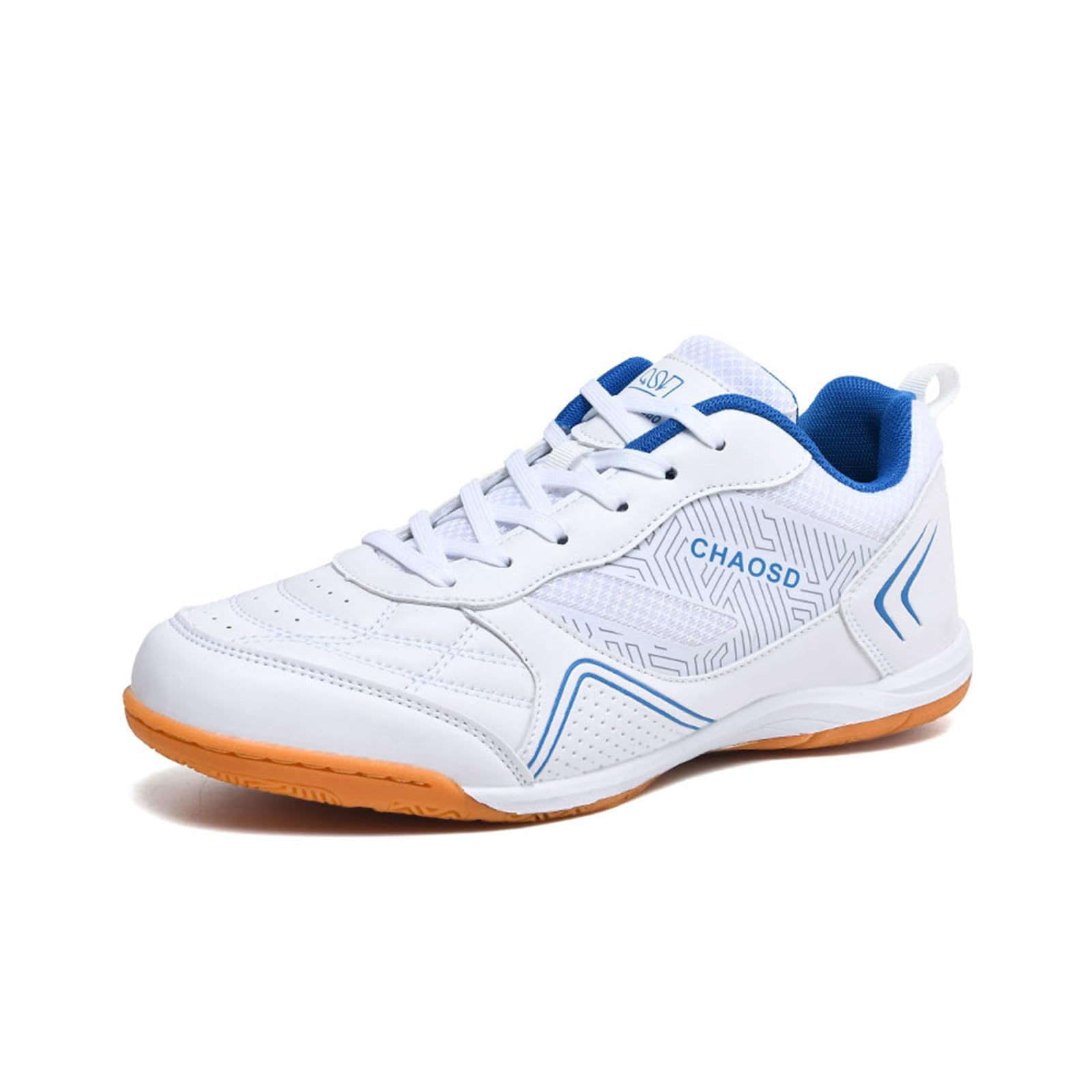Hixingo Zapatillas Deportivas Hombre, Entrenamiento Corte Anti-Slip Zapatillas Hombre, Blanco Negro Zapatillas Running Hombre de Bádminton Tenis, Interior y Exterior Deportivas Hombre