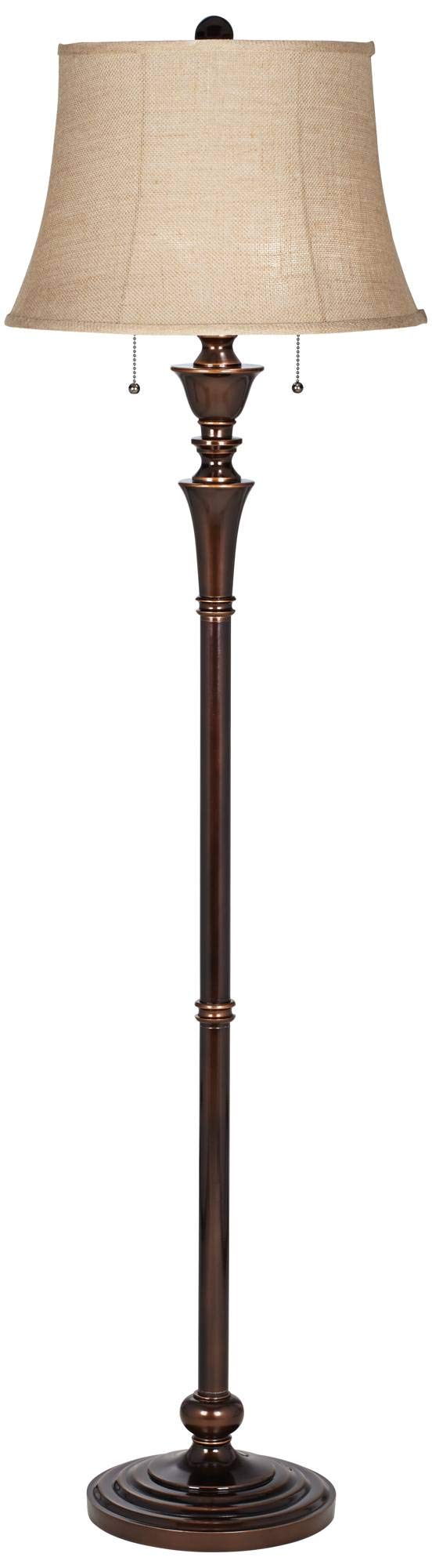 Regency Hill Brooke Traditional Standing Floor Lamp 60