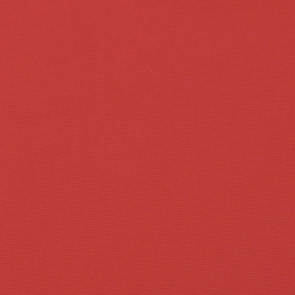 Cojín para palets rojo, 60 x 60 x 9,5 cm, tejido Oxford, cómodo cojín para palés, para muebles de jardín, exteriores, salón europeo y salón