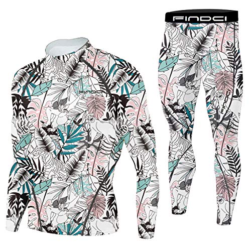 1Bests Conjunto de calça masculina justa esportiva esportiva para...