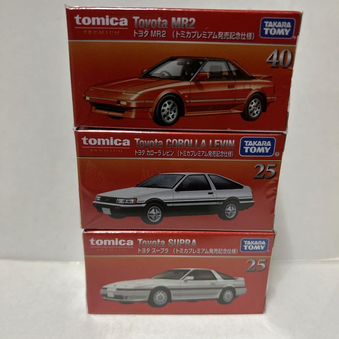 トミカ トヨタ カローラレビン 2台セット トミカプレミアム 25 トヨタ カローラ レビン (通常品＆発売記念仕様