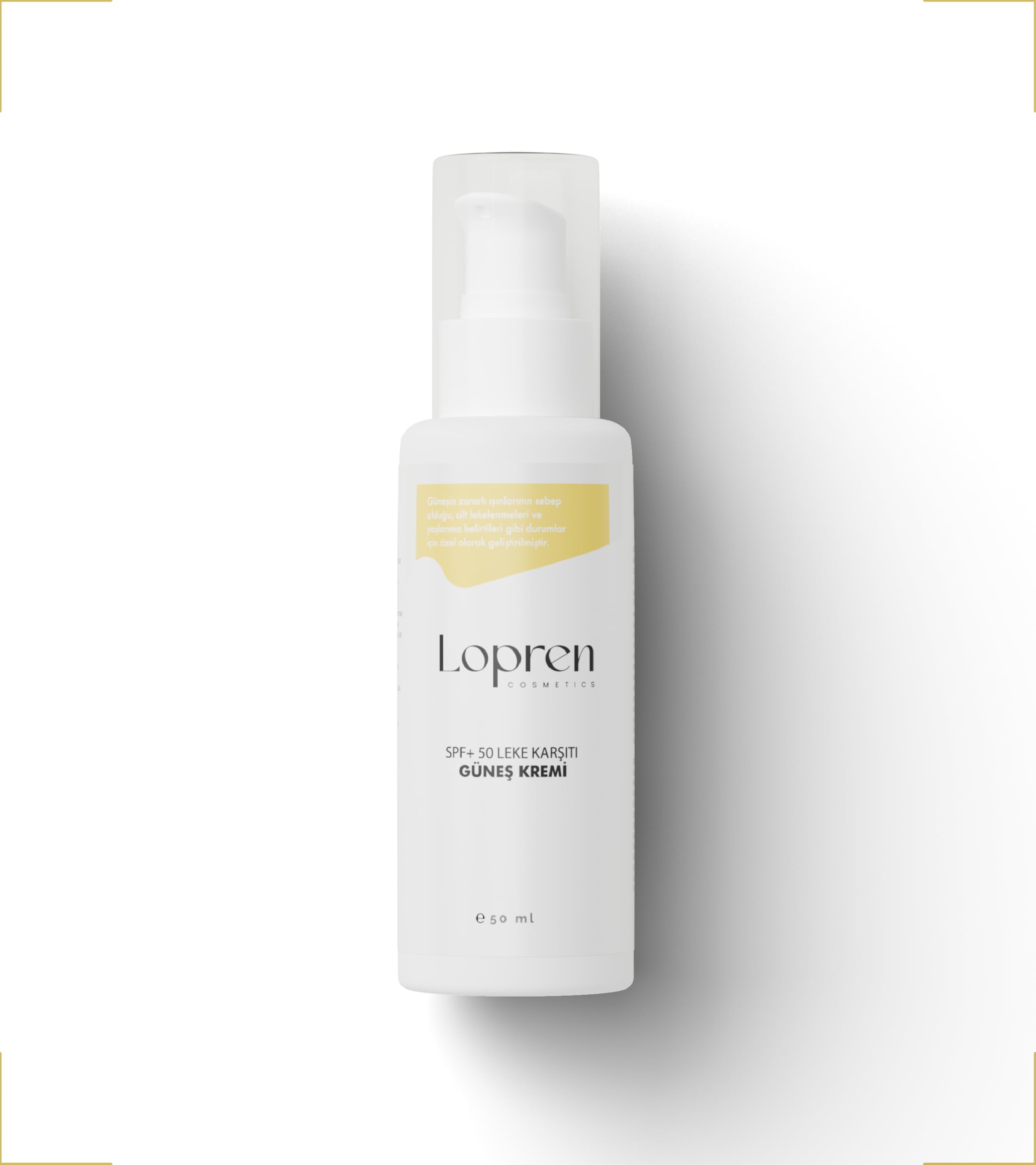Lopren Spf 50 Leke Karşıtı Güneş Kremi 50 ml