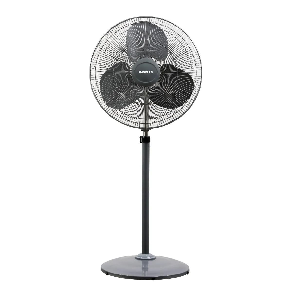 Havells Windstorm Pro Oxy 500mm Pedestal Fan (Grey)-image-43