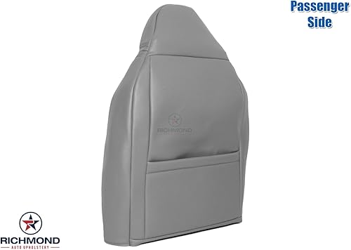 Miniatura 4 de 1999 2000 Ford F-350 °F350 Lariat piel cubierta de asiento: pasajero inclinarse hacia atrás, color gris