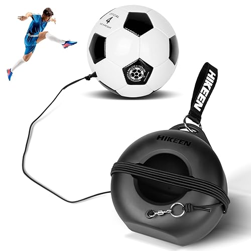 Hikeen Soccer Training Set with Metal Base Portable Solo Trainer