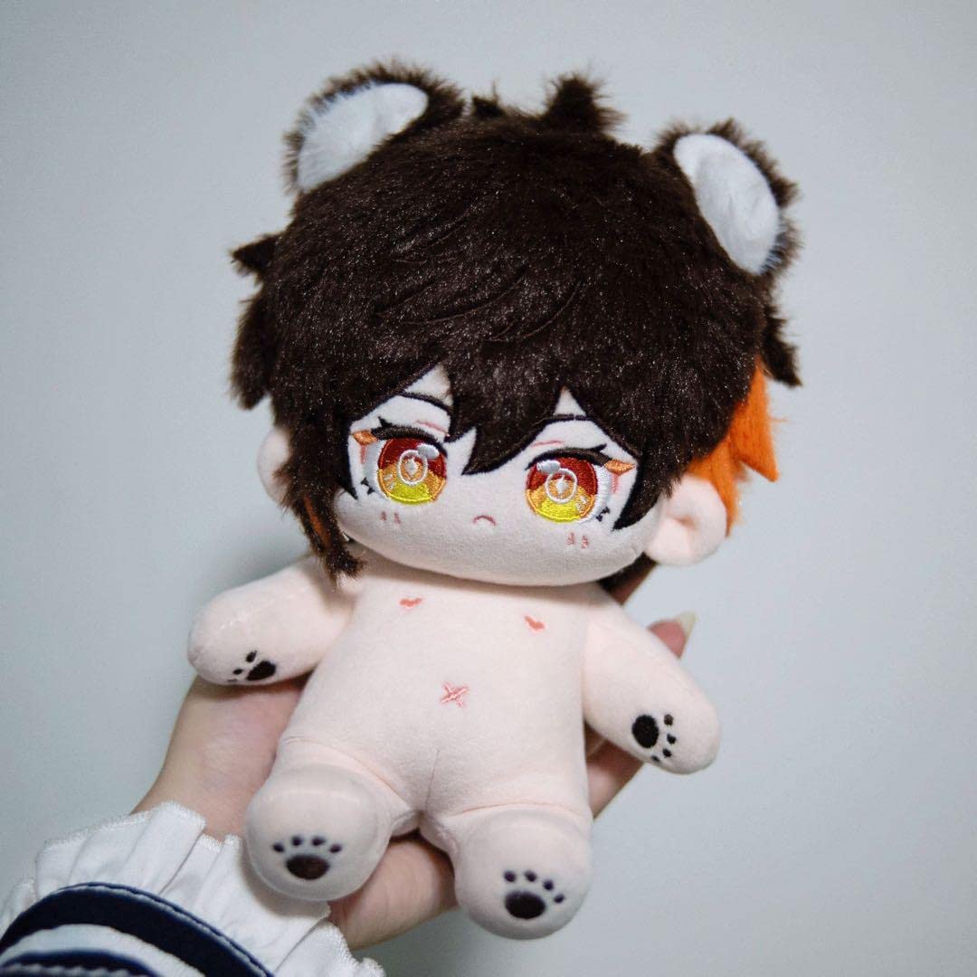 20cmハイクオリティな可愛い着せ替えぬいぐるみ♪ 鍾離 Amazon.co.jp: 原神 鍾離 ぬいぐるみ 熊Ver くま クマ耳 着替え