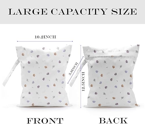 Miniatura 2 de zcyxuuw Bolsa de baño húmedo, para viajes, playa, piscina, cochecito, pañales, ropa sucia de yoga, gimnasio, bolsa de maquillaje, decoración de