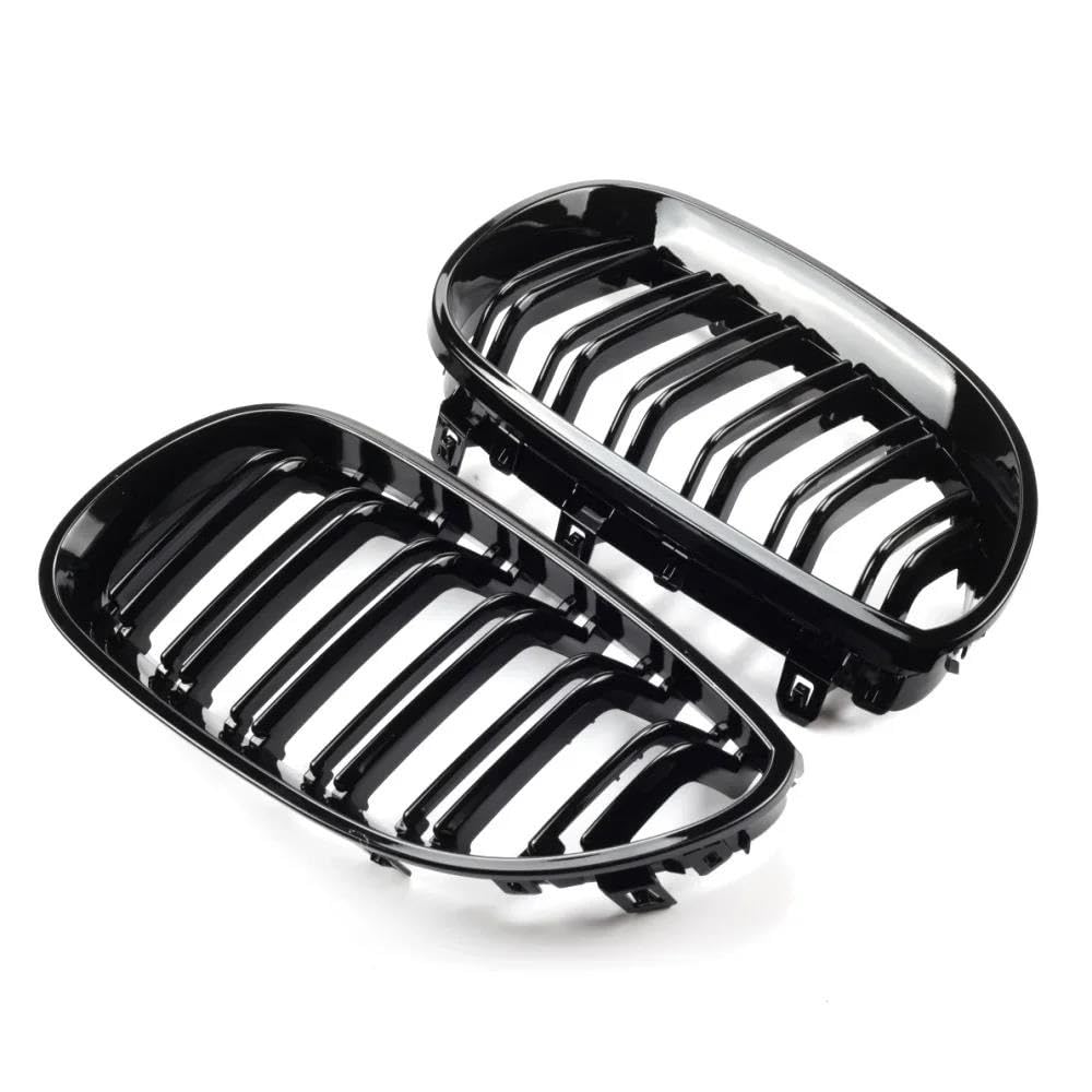 Grille de calandre pour BMW E60 E61 Série 5 2003-2010 double ligne